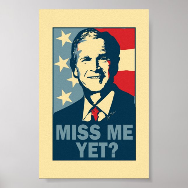 Miss me yet? poster (Front)