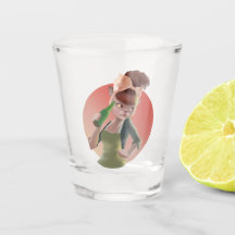 Miss Meow Shot Glass | Retro Bar Mood