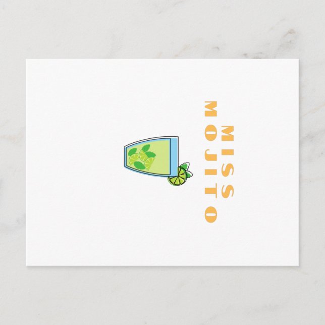 Miss Mojito Postcard (Front)