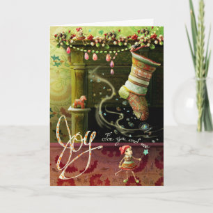 Miss Mousy Mae Christmas Card