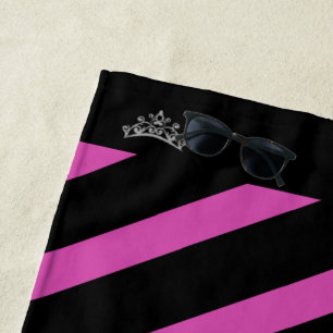 Miss Mrs. America USA Rodeo Crown Beach Towel