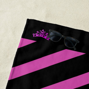 Miss Mrs. America USA Rodeo Crown Beach Towel