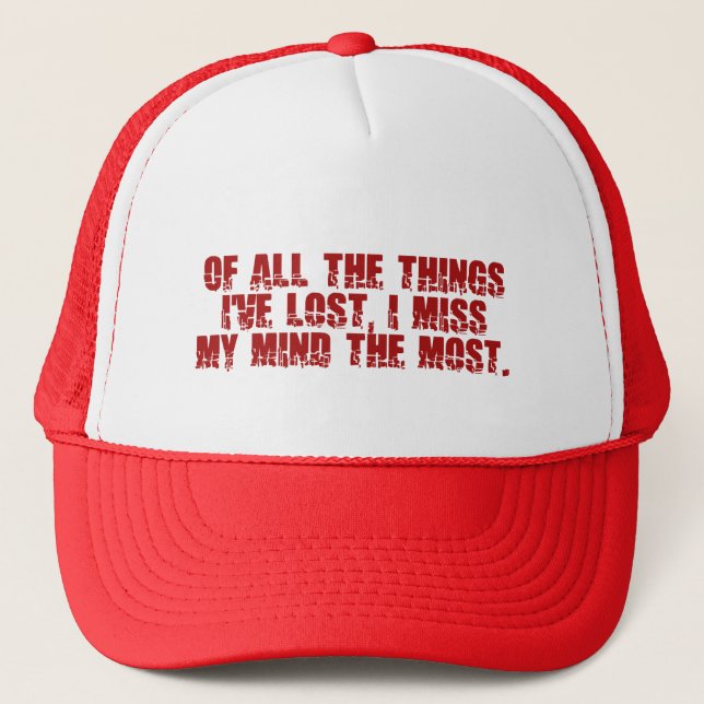 Miss My Mind hat (Front)