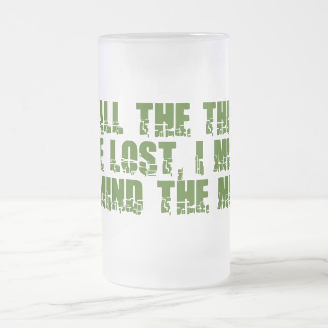 Miss My Mind mug - choose style & colour (Center)