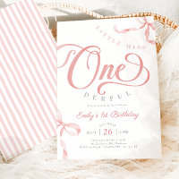 Miss Onederful Blush Pink 1st Birthday