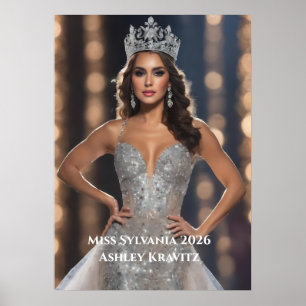 Miss Pageant Personal Portrait Poster