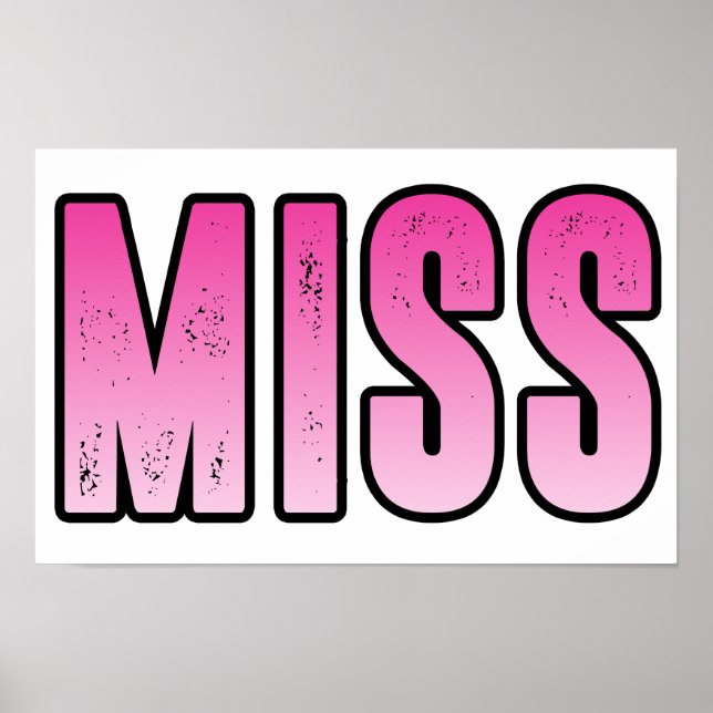 Miss Poster (Front)