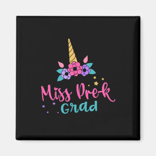 Miss Pre-k Grad Preschool Graduation Girls Kids  Magnet