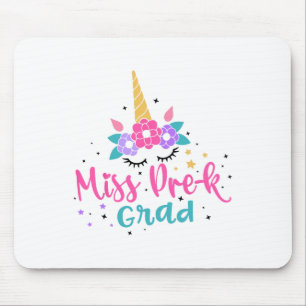 Miss Pre-k Grad Preschool Graduation Girls Kids  Mouse Pad