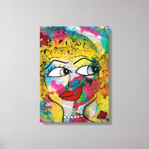 Miss Print Canvas Print