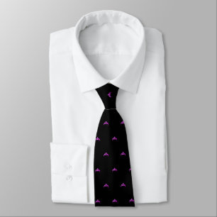 Miss Rodeo America USA Fuchsia Pin Crown Men's Tie