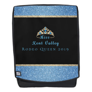 Miss Rodeo Crown Custom Name Backpack