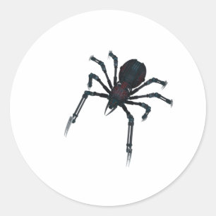 Miss Spider Classic Round Sticker