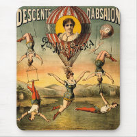 Miss Stena Flying Trapese Vintage Circus Poster