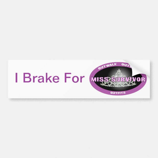 Miss Survivor Bumper Sticker (Front)