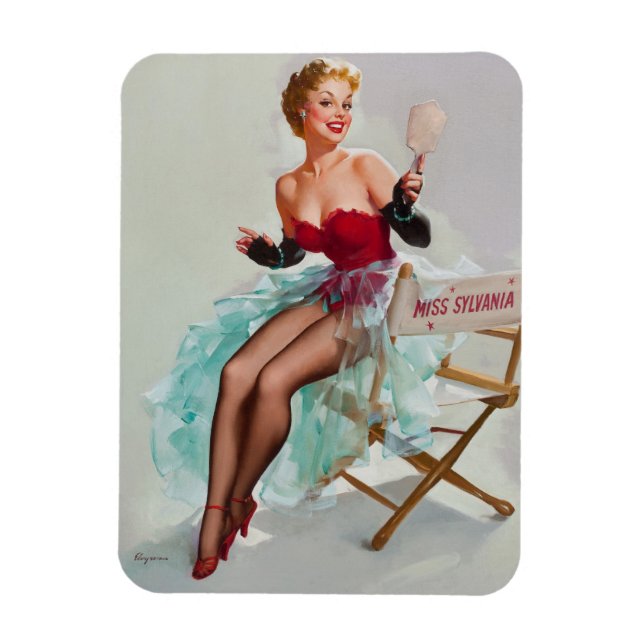 Miss Sylvania Pin-Up Girl Magnet (Vertical)