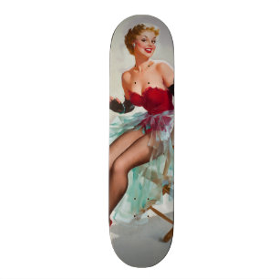 Miss Sylvania Pin-Up Girl Skateboard