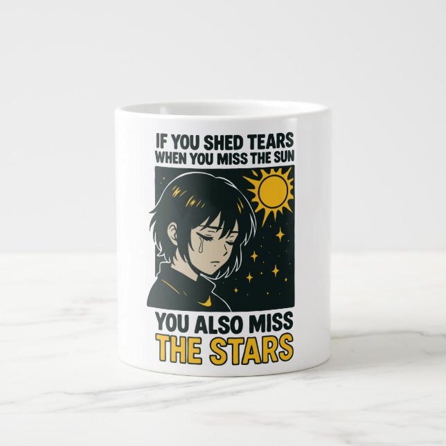 Miss the stars large coffee mug (Front)