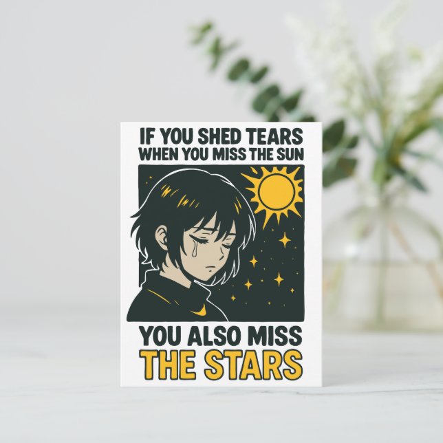 Miss the stars postcard (Standing Front)