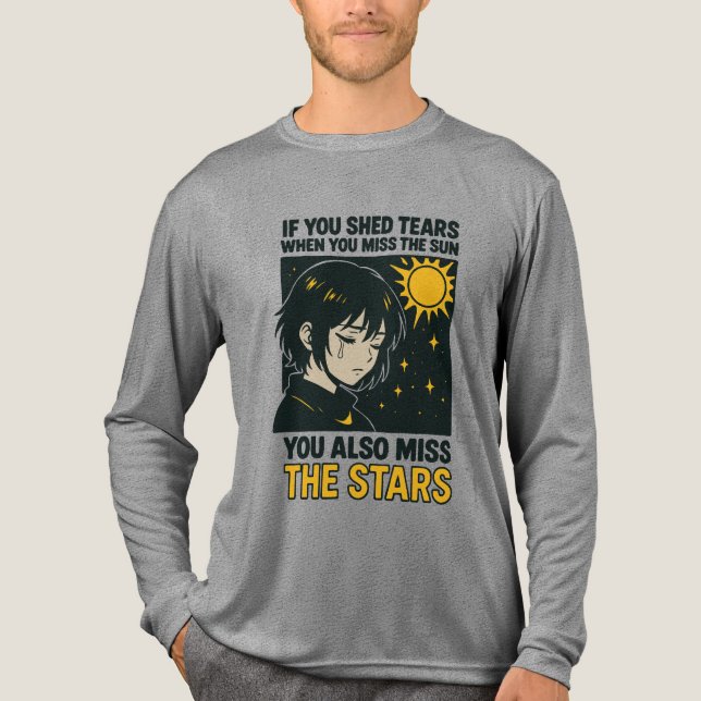 Miss the stars Tri-Blend shirt (Front)
