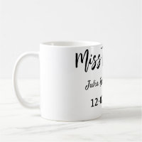 Miss to Mrs bridal shower stylish simple add name