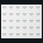 Miss to Mrs bridal shower stylish simple add name Wrapping Paper<br><div class="desc">design</div>