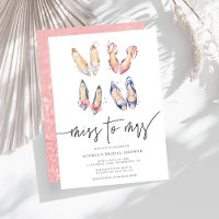 Miss to Mrs Chic High Heels Bridal Shower
