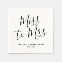 Miss to Mrs Simple Chic Boho Theme Bridal Shower 