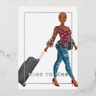 Miss to Mrs Travel Bachelorette Denim Jeans