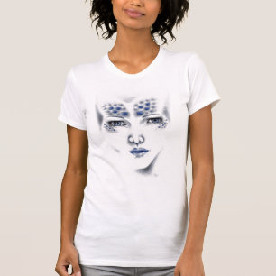 Miss Universe Alien Lady Sci-fi Fantasy Horror Art T-Shirt