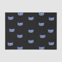 Miss USA Blue Crown Tissue Paper