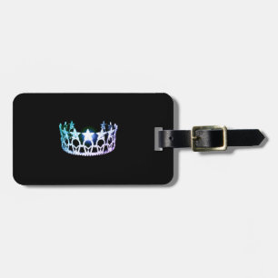 Miss USA Multi Silver Crown Luggage Tag