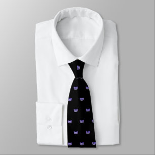 Miss USA Purple Crown & Black Men's Tie