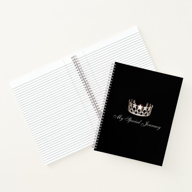 Miss USA Silver Crown Custom Journal Notebook (Inside)