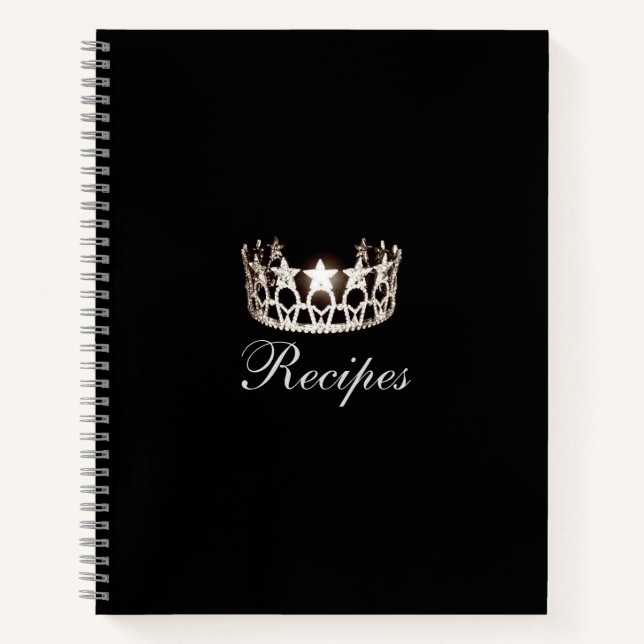 Miss USA Silver Crown Custom Recipe Notebook (Front)