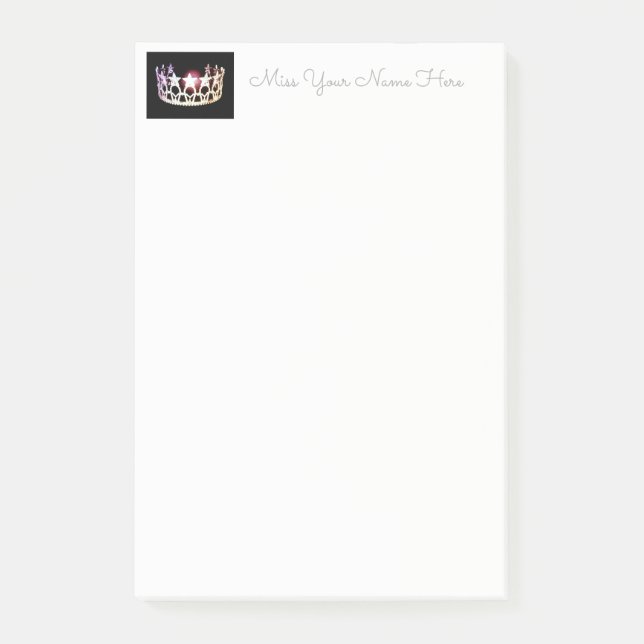 Miss USA Silver Crown Post-it-Notes Post-it Notes (Front)
