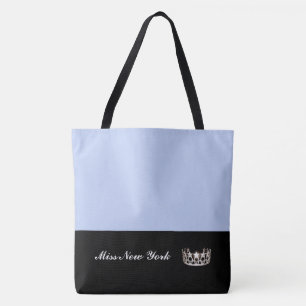 Miss USA Silver Crown Tote Bag-LRGE Frost Bag
