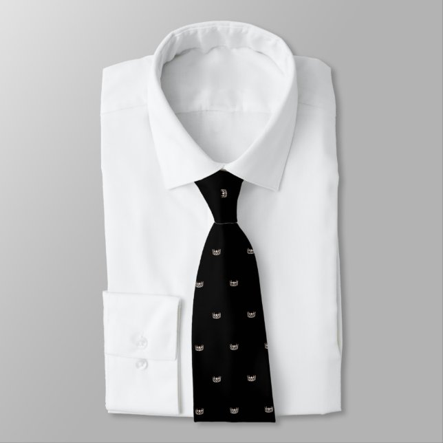 Miss USA Silver Star Crown Men's Tie (Tied)