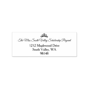 Miss USA style Pageant Rubber Stamp