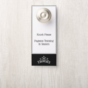 Miss USA style Pageant SLVR Crown Door Hanger