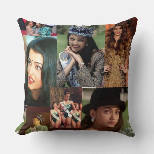 Miss World Aishwarya Rai Cushion (Front)