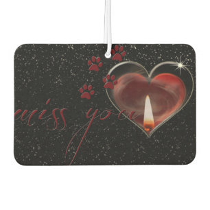 Miss You Car Air Freshener