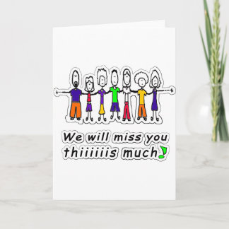 Miss You Card