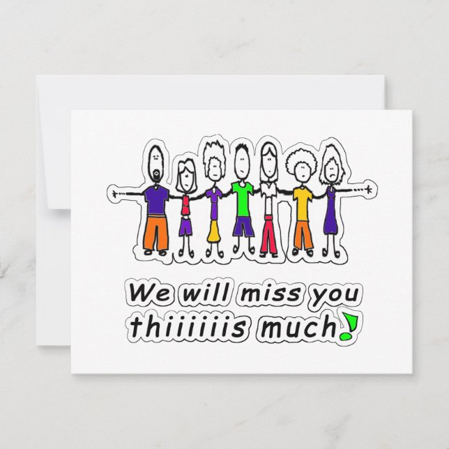 Miss You Card (Front)