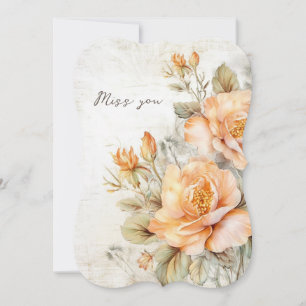 Miss you card