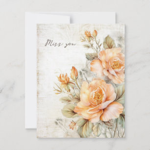 Miss you card