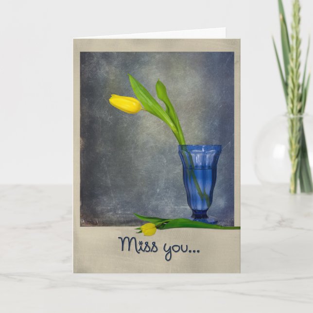 Miss You Card (Front)