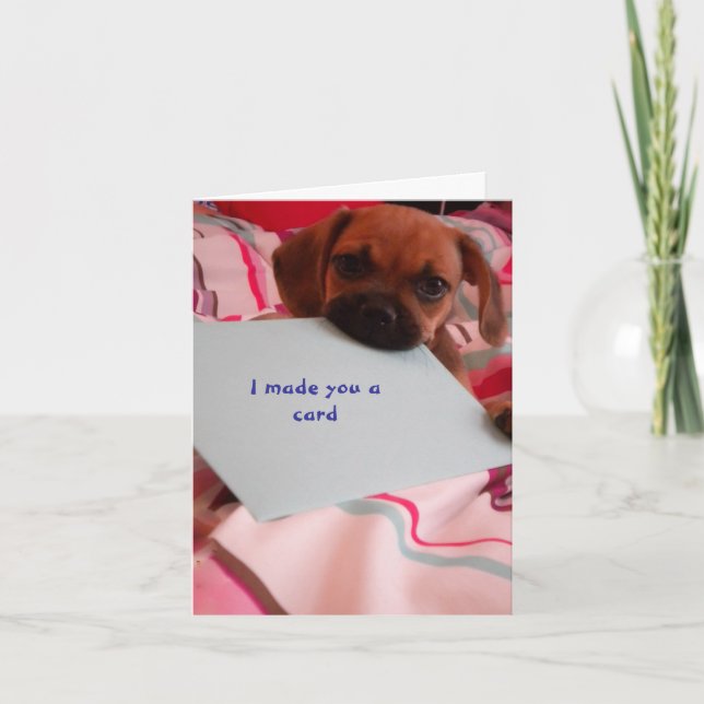 Miss you Note Card (Front)