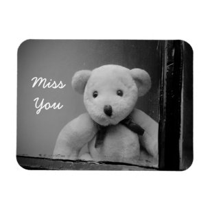 "Miss You" Photo Magnet