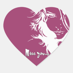 Miss you - sticker